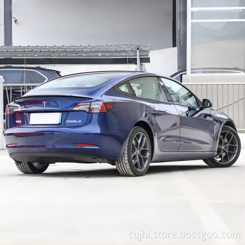 Pure Electric Car Tesla Model 3 Long Battery Life High Performance Long Range 675km New Energy Vehicle With Front And Rear Radar